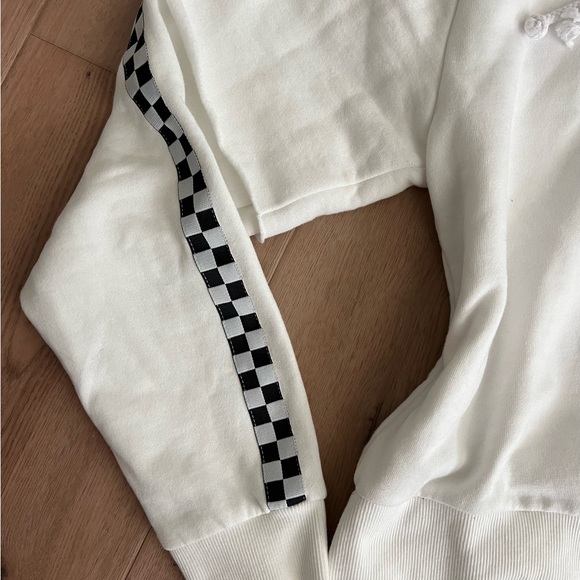 Like New Vans Chromo 2Fer White Hoodie size Large - Picture 6 of 8
